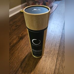 Pure Zen Tea 15oz Infuser Bottle with Gray Travel Sleeve Cover Used Condition . 